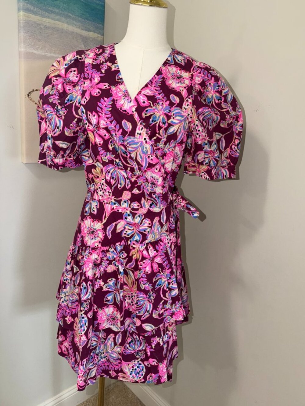 Lilly Pulitzer Alexandria Wrap Dress - Size 10 - Amarena Cherry NWT 🍒